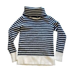 Banana‎ Republic Filpucci Italian Wool Yarn Striped Turtleneck Sweater XS
